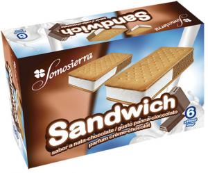 Sandwich vanilla-chocolate